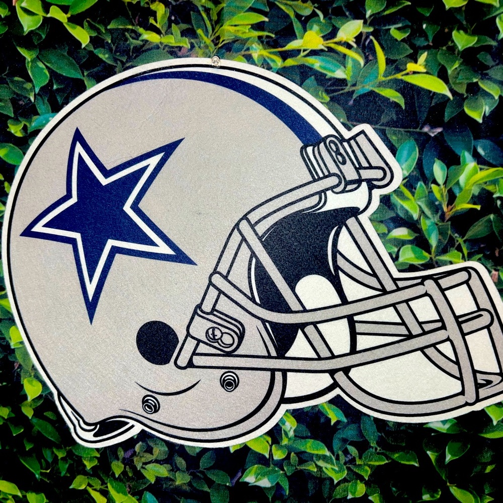 Cowboys helmet decor large